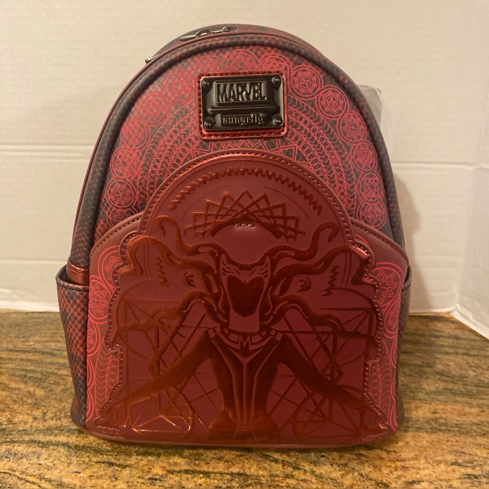 Marvel 2025 Wanda Vision Scarlet Witch Loungefly Mini Backpack Bag